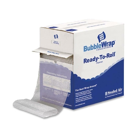 Sealed Air Bubble Cushioning Material, 12"x100' Roll, 3/16" Bubble, CL SEL10600